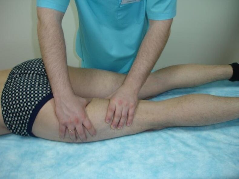 massage des varices sur les jambes chez les hommes